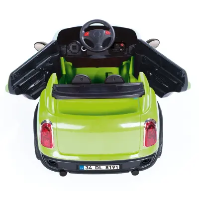 Dolu Ride on Akülü Araba 12 Volt Yeşil - 4
