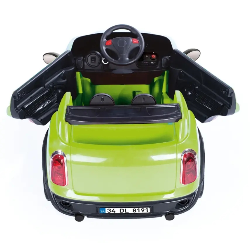 Dolu Ride on Akülü Araba 12 Volt Yeşil - 4
