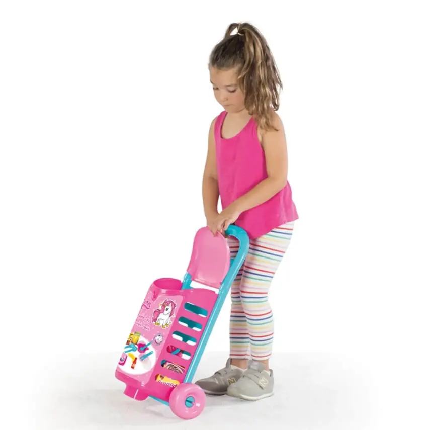 Dolu Unicorn Çek Çek Araba Mutfak Seti 18 Parça - 5