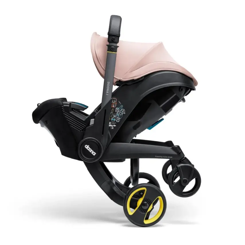 Doona i Bebek Arabasına Dönüşen Tekerlekli Gr 0 Bebek Ana Kucağı Oto Koltuğu Blush Pink - 11