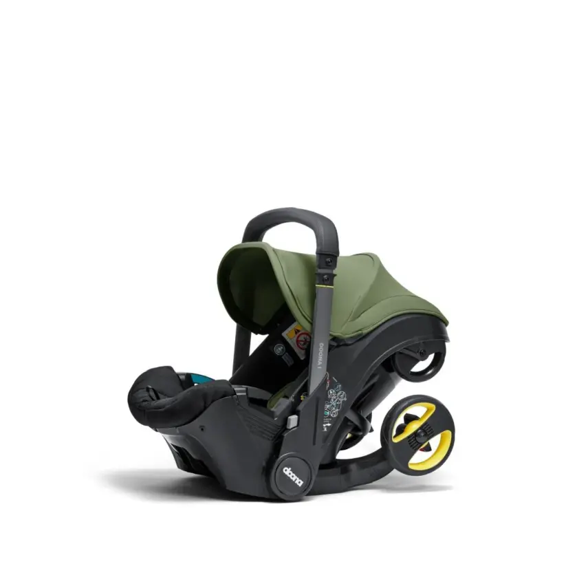 Doona i Bebek Arabasına Dönüşen Tekerlekli Gr 0 Bebek Ana Kucağı Oto Koltuğu Desert Green - 9