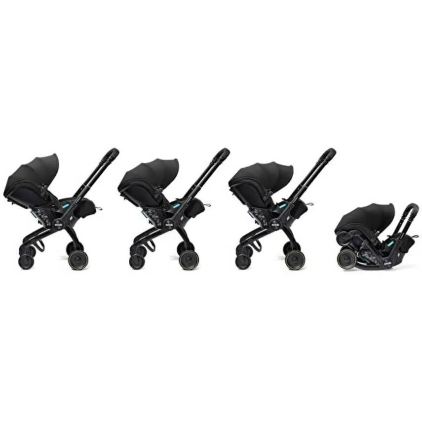 Doona X Bebek Arabasına Dönüşen Tekerlekli gr 0 I-size 3 Yatış Pozisyonlu & Ana Kucağı Nitro Black - 1