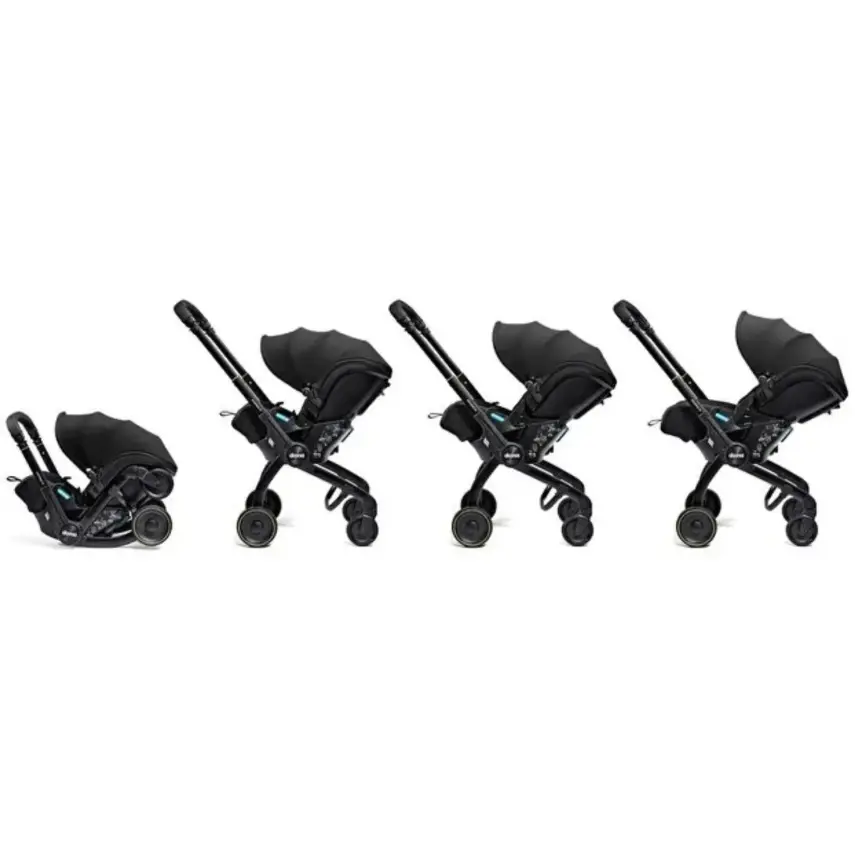 Doona X Bebek Arabasına Dönüşen Tekerlekli gr 0 I-size 3 Yatış Pozisyonlu & Ana Kucağı Nitro Black - 2