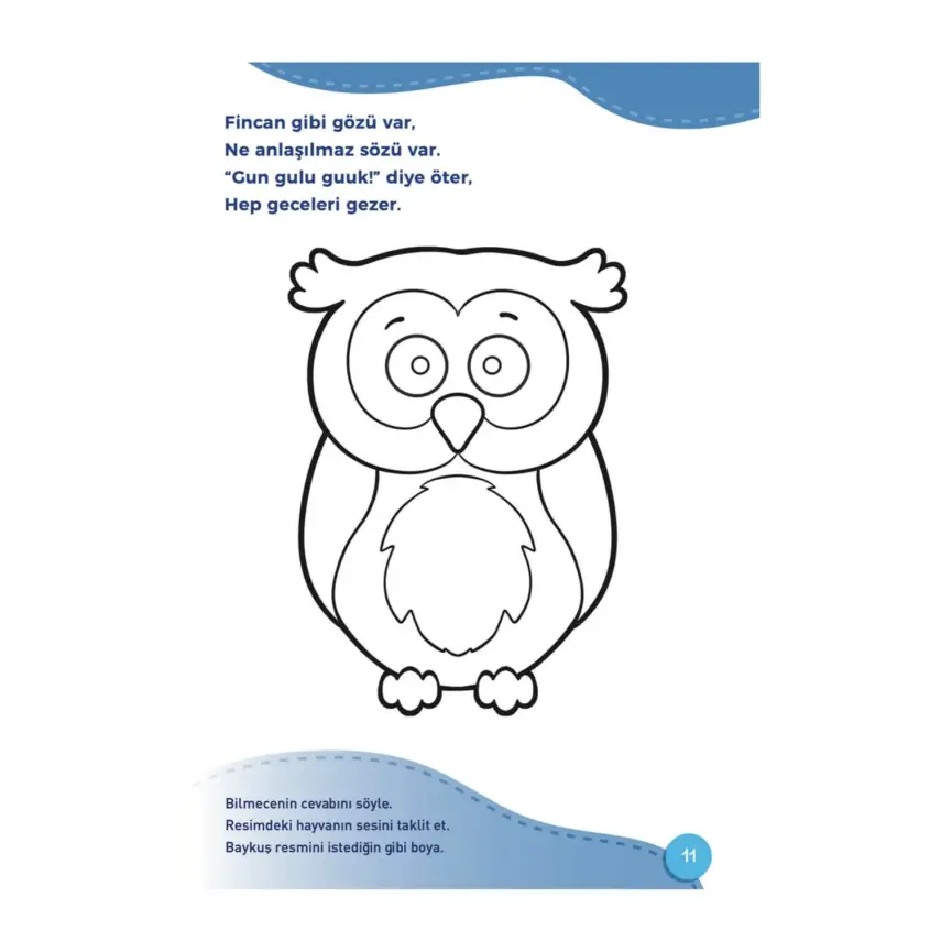Doya Doya Bil Boya - Bilmeceli Boyama  Kuşlar - 3