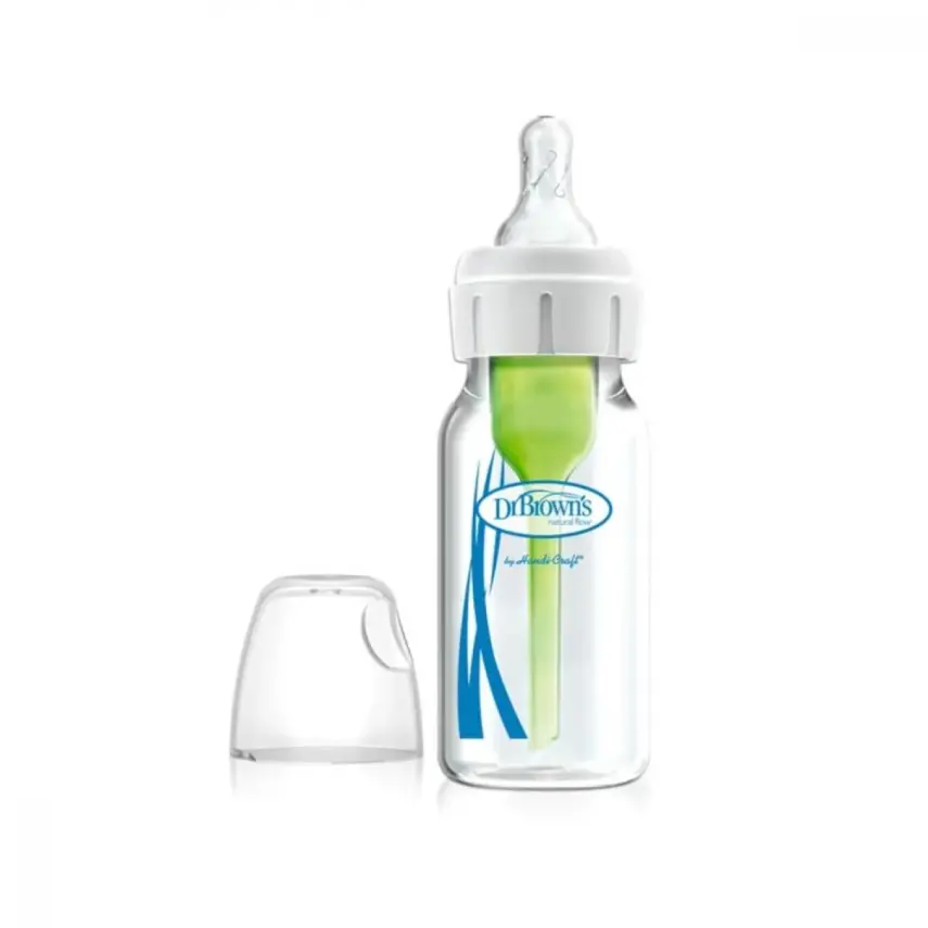 Dr Browns Options+  Dar Ağız Cam Biberon 120 ml - 1