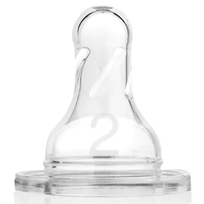 Dr Browns Options+ Dar Ağız Silikon Biberon Emziği 2li 3+ Ay 2.Aşama