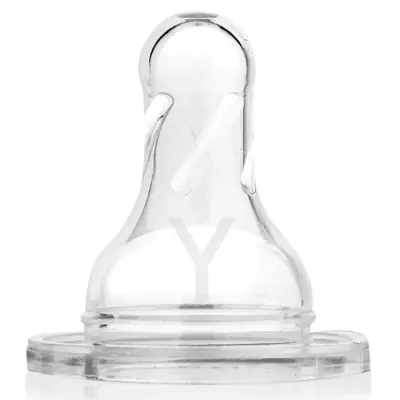 Dr Browns Options+ Dar Ağız Silikon Biberon Emziği 2li 9+ Ay Y Kesim