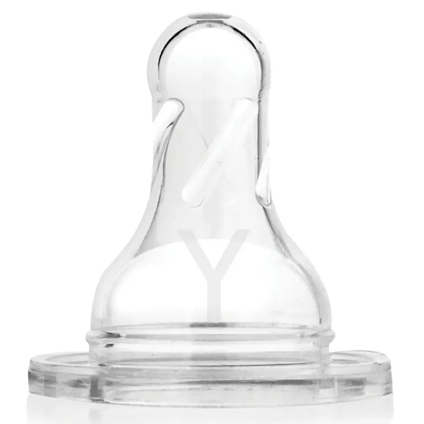 Dr Browns Options+ Dar Ağız Silikon Biberon Emziği 2li Y Kesim 9+ Ay - 1