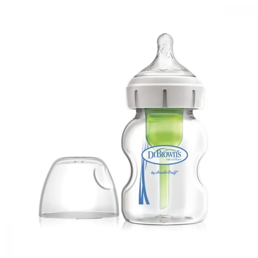 Dr Browns Options+ Geniş Ağız Cam Biberon 150 ml - 1