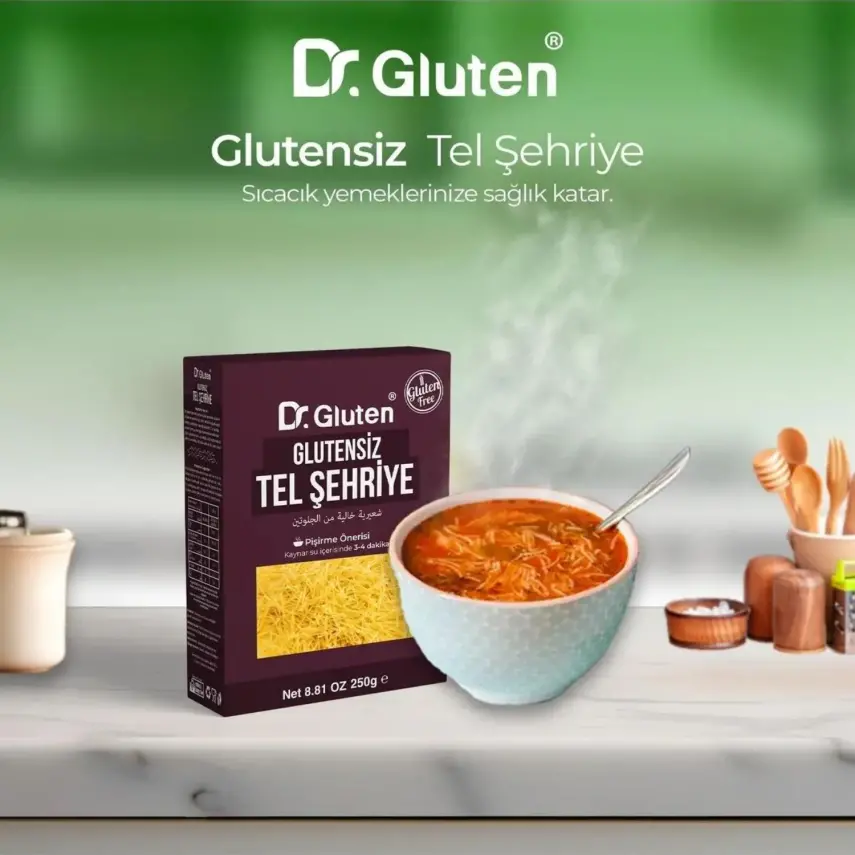 Dr.Gluten Glutensiz Tel Şehriye 250 Gr  - 1