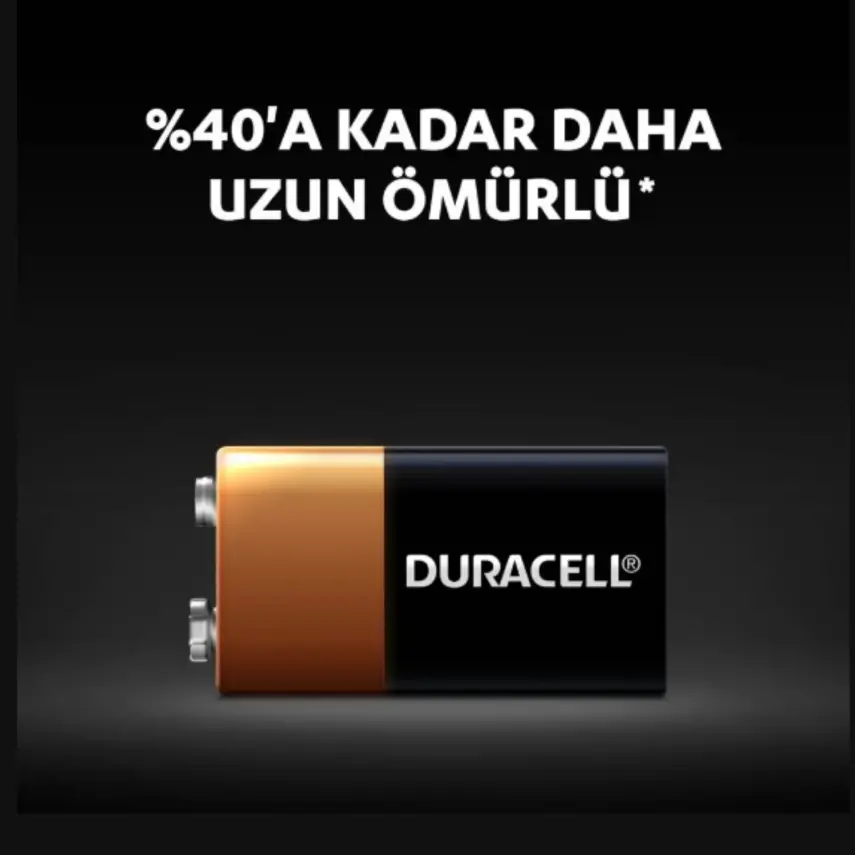 Duracell 9 Volt Pil - 3