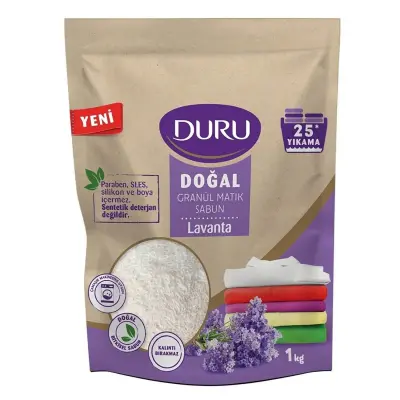 Duru Doğal Granül Matik Sabun Lavanta 1000 gr - 8