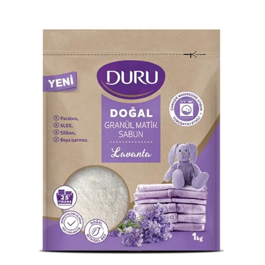 Duru Doğal Granül Matik Sabun Lavanta 1000 gr - 5