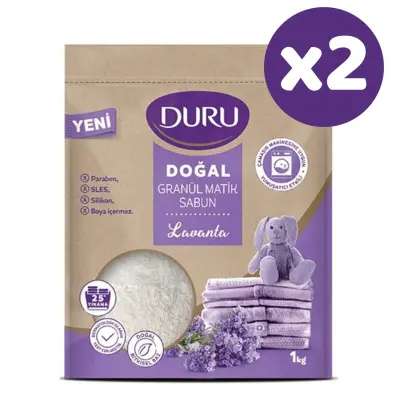 Duru Doğal Granül Matik Sabun Lavanta 1000 gr x 2 Adet - 5