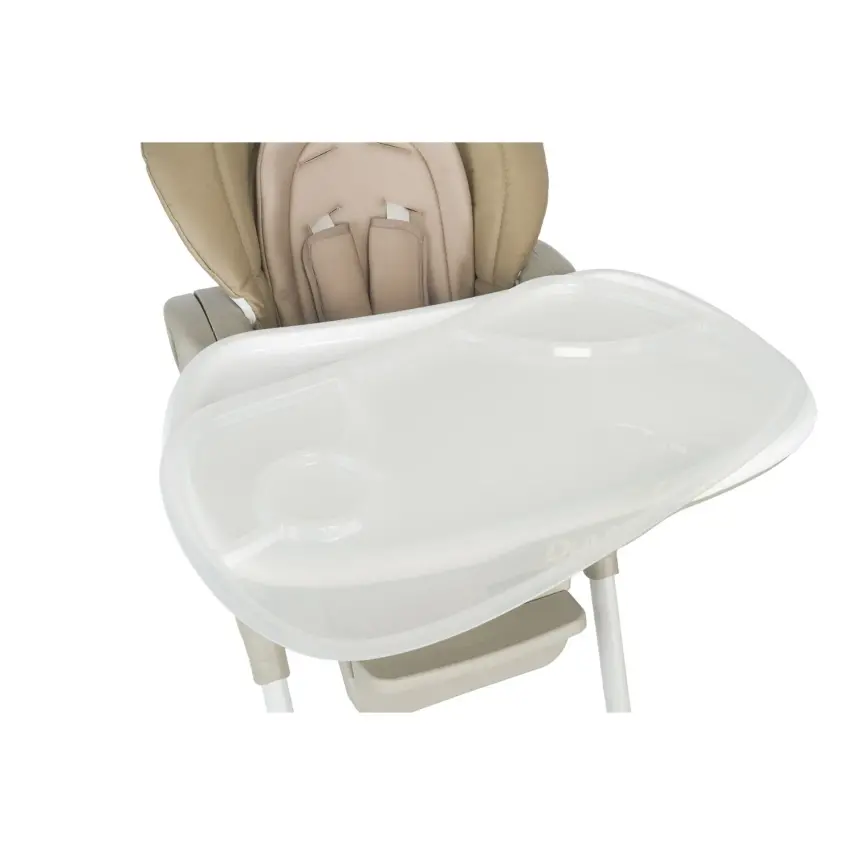 Duux Alkon Yatarlı Portatif Katlanabilen Yükseklik Ayarlı Mama Sandalyesi Bej - 3