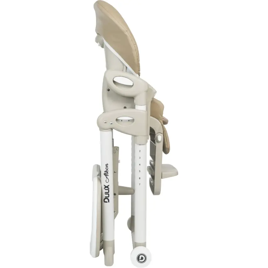 Duux Alkon Yatarlı Portatif Katlanabilen Yükseklik Ayarlı Mama Sandalyesi Bej - 6