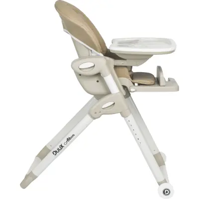 Duux Alkon Yatarlı Portatif Katlanabilen Yükseklik Ayarlı Mama Sandalyesi Bej - 5