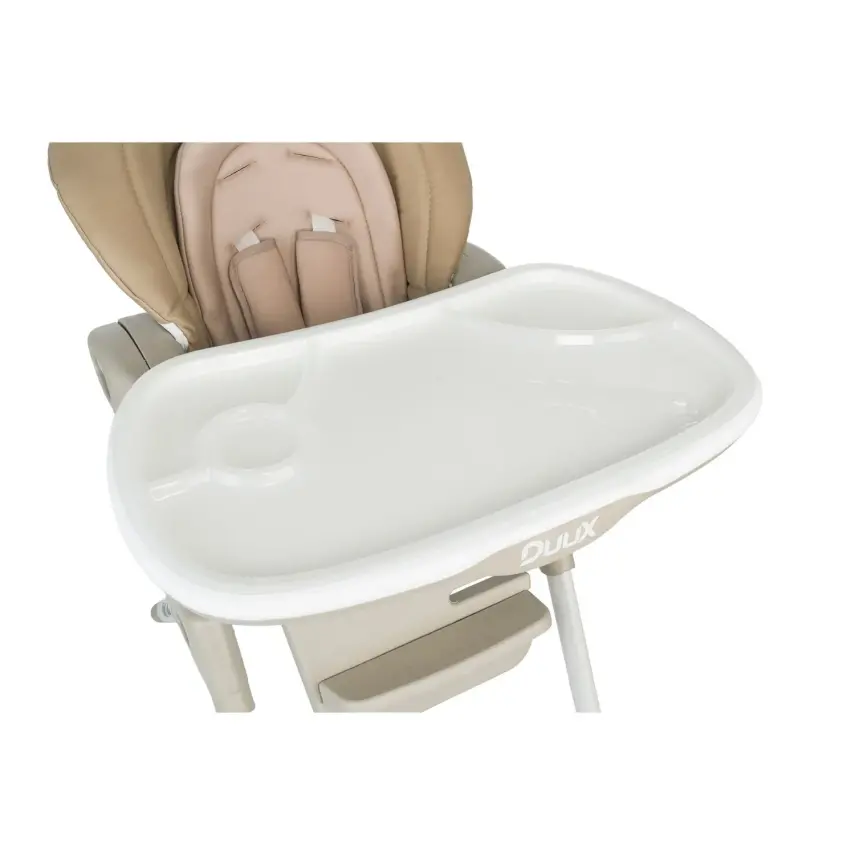 Duux Alkon Yatarlı Portatif Katlanabilen Yükseklik Ayarlı Mama Sandalyesi Bej - 9