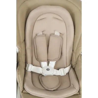 Duux Alkon Yatarlı Portatif Katlanabilen Yükseklik Ayarlı Mama Sandalyesi Siyah - 7