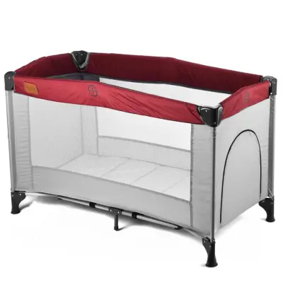 Duux Bixby Çift Emniyetli Taşıma Çantalı Oyun Parkı 60X120 cm Füme Bordo