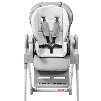 Duux Dinner Mama Sandalyesi Portatif Katlanır Yükseklik Ayarlı Tekerlekli İçi Pedli Antrasit - 9