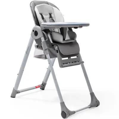 Duux Dinner Mama Sandalyesi Portatif Katlanır Yükseklik Ayarlı Tekerlekli İçi Pedli Antrasit - 14