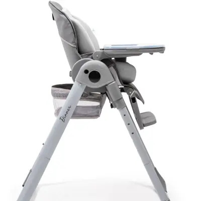 Duux Dinner Mama Sandalyesi Portatif Katlanır Yükseklik Ayarlı Tekerlekli İçi Pedli Antrasit - 16