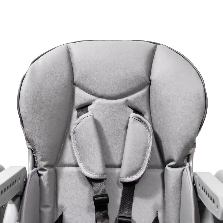 Duux Dinner Mama Sandalyesi Portatif Katlanır Yükseklik Ayarlı Tekerlekli İçi Pedli Antrasit - 8