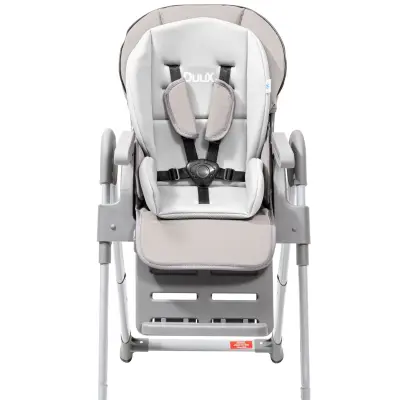 Duux Dinner Mama Sandalyesi Portatif Katlanır Yükseklik Ayarlı Tekerlekli İçi Pedli Gri - 6