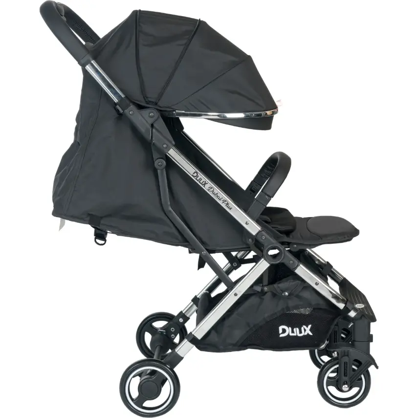 Duux Dubai Plus Kompakt Kabin Bebek Arabası Siyah - 5