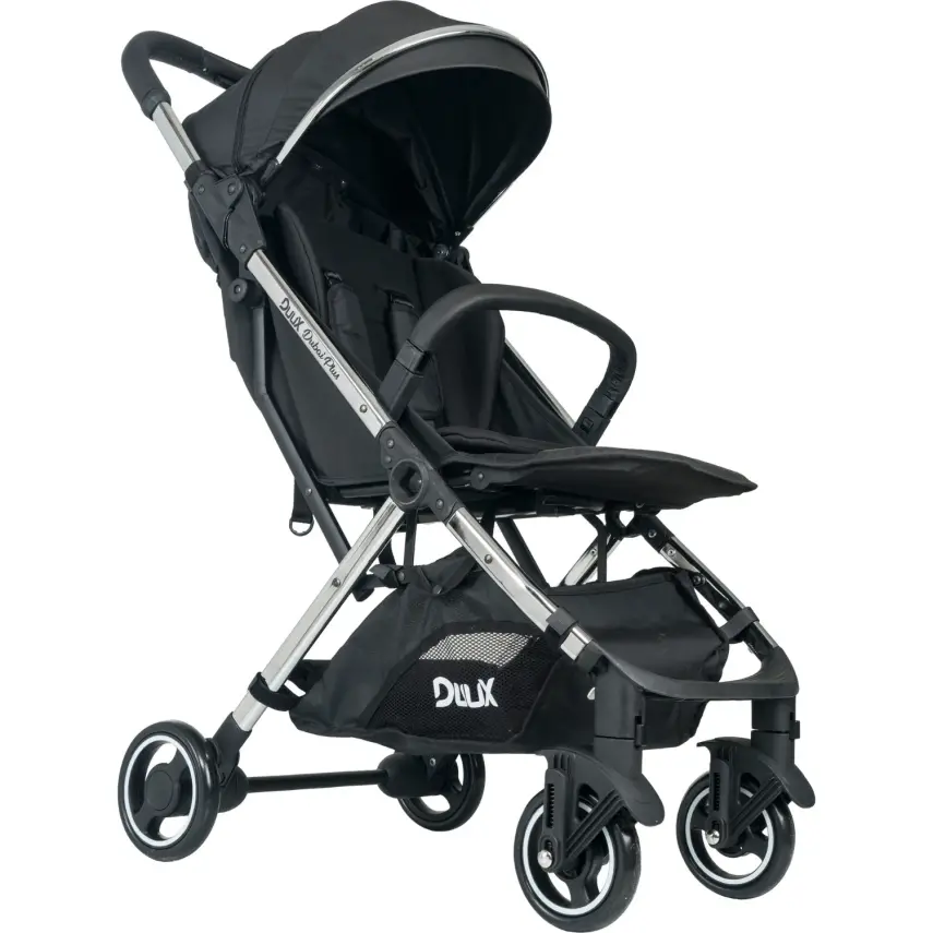 Duux Dubai Plus Kompakt Kabin Bebek Arabası Siyah - 8
