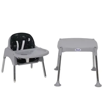 Duux Feed Me 3 In 1 Çalışma Masalı Basic Mama Sandalyesi Moon - 7