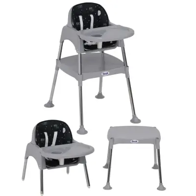 Duux Feed Me 3 In 1 Çalışma Masalı Basic Mama Sandalyesi Moon - 1