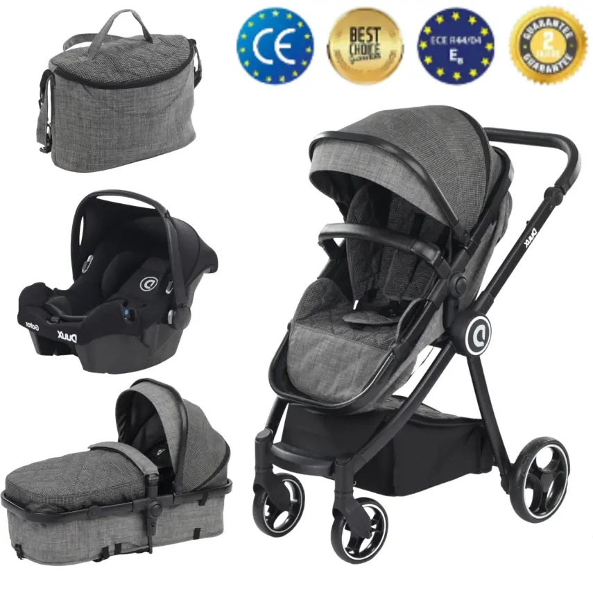 Duux Gator Travel Sistem Bebek Arabası Black - 2
