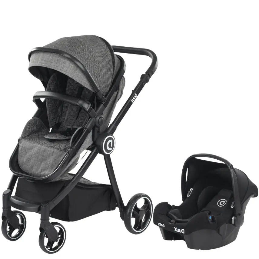 Duux Gator Travel Sistem Bebek Arabası Black - 6