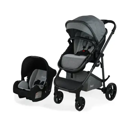 Duux Hill Travel Sistem Bebek Arabası Gri - 2