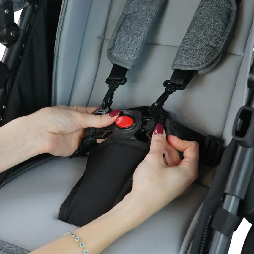 Duux Hill Travel Sistem Bebek Arabası Gri - 10