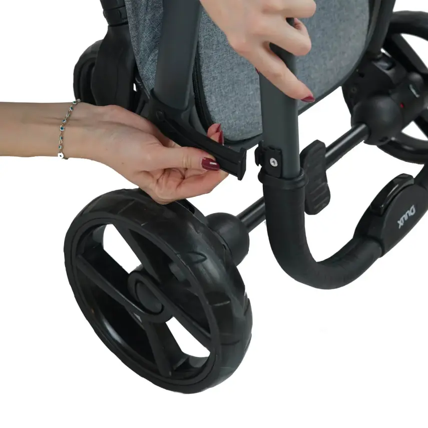 Duux Hill Travel Sistem Bebek Arabası Gri - 13