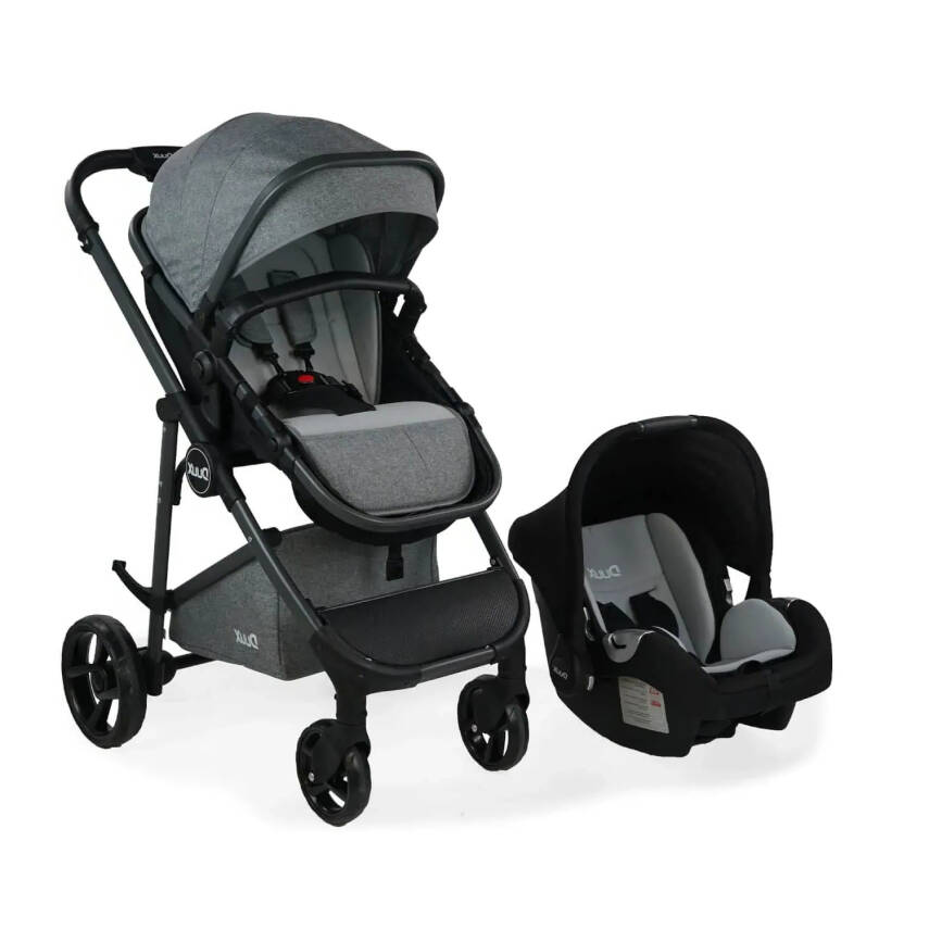 Duux Hill Travel Sistem Bebek Arabası Gri - 1
