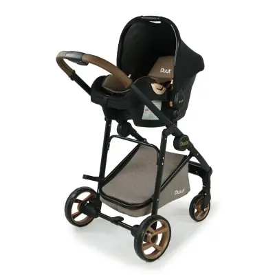 Duux Hill Travel Sistem Bebek Arabası Kahve - 7