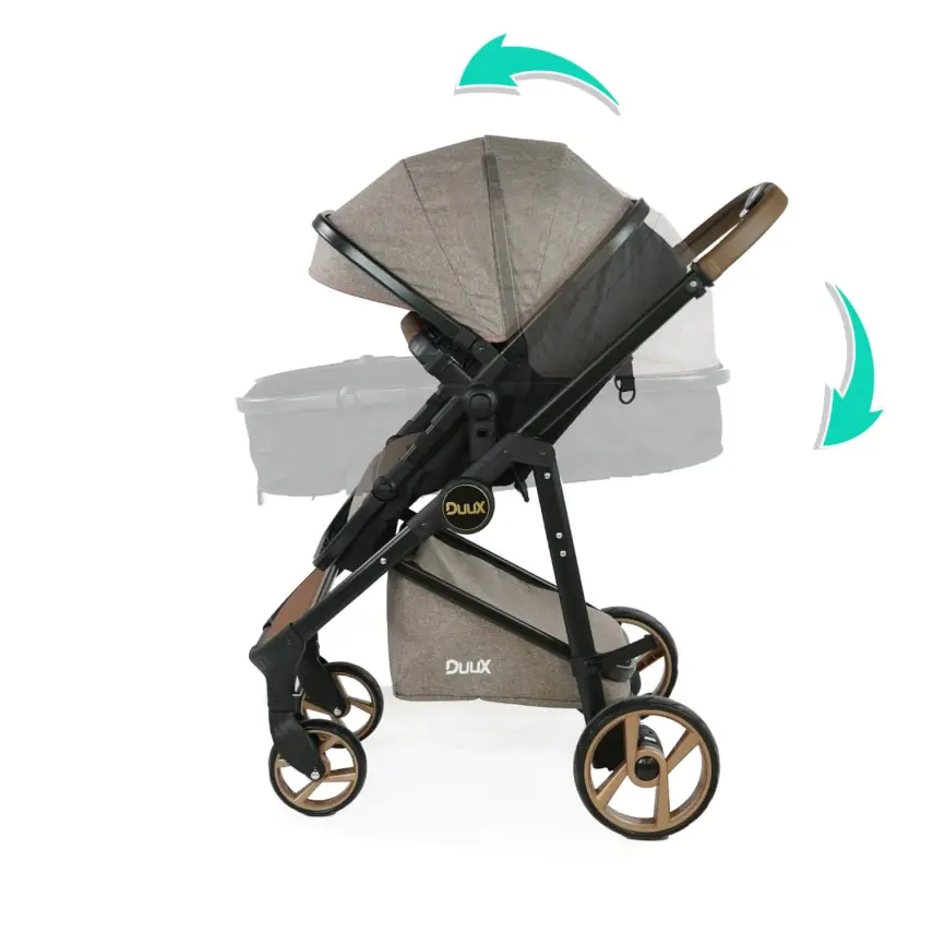 Duux Hill Travel Sistem Bebek Arabası Kahve - 4