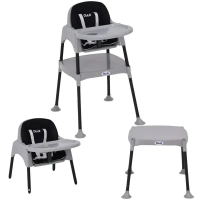 Duux Hungry 3 In 1 Çalışma Masalı Basic Mama Sandalyesi Grey
