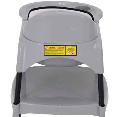 Duux Hungry 3 In 1 Çalışma Masalı Basic Mama Sandalyesi Grey - 3