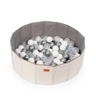 Duux Katlanır Oyun Havuzu 7mm 90 Adet Gri - 1
