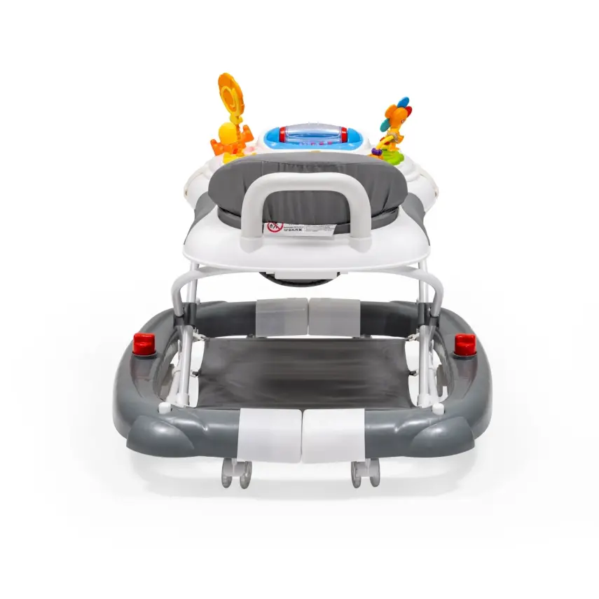 Duux Kidido 3 Kademeli Yükseklik Ayarlı Sallanan Bebek Yürüteci Gri - 5