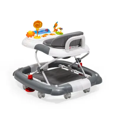 Duux Kidido 3 Kademeli Yükseklik Ayarlı Sallanan Bebek Yürüteci Gri - 20