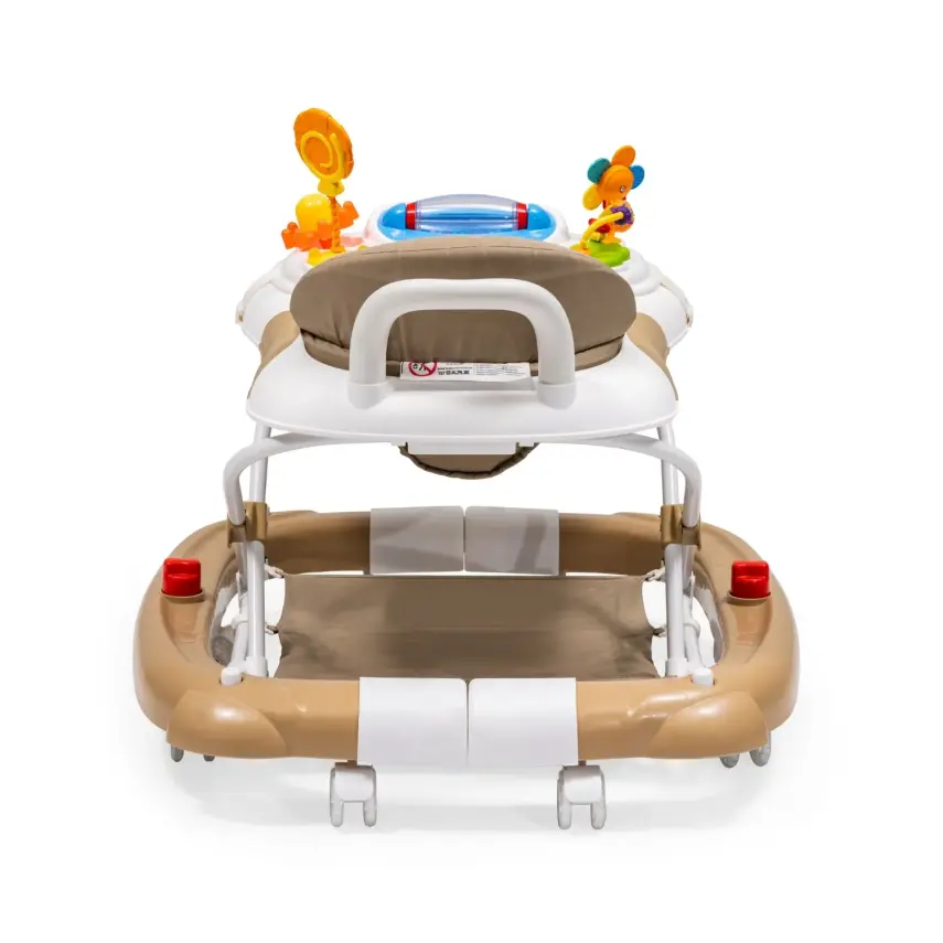 Duux Kidido 3 Kademeli Yükseklik Ayarlı Sallanan Bebek Yürüteci Kahverengi - 3