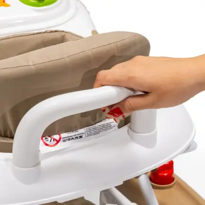 Duux Kidido 3 Kademeli Yükseklik Ayarlı Sallanan Bebek Yürüteci Kahverengi - 7