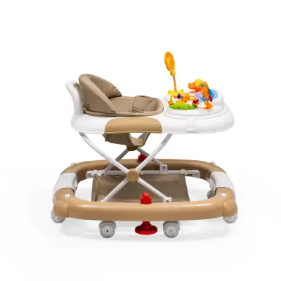 Duux Kidido 3 Kademeli Yükseklik Ayarlı Sallanan Bebek Yürüteci Kahverengi - 9