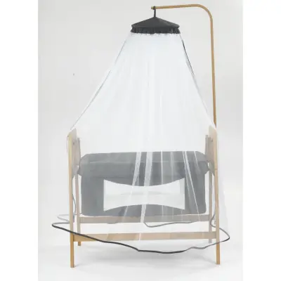 Duux Lora Ahşap Beşik 50*90 Gri - 3